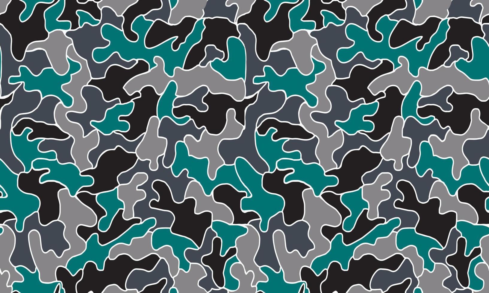 Texture military camouflage seamless Vector illustration pattern background