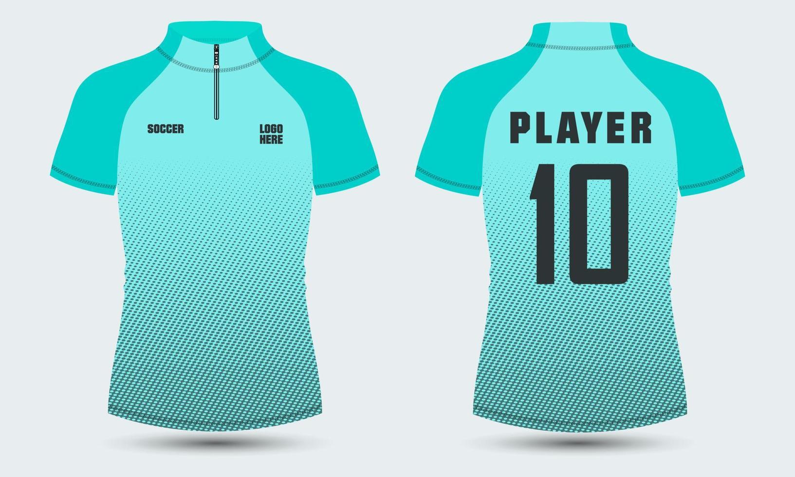 Raglan Short sleeve cycling jersey vector illustration template