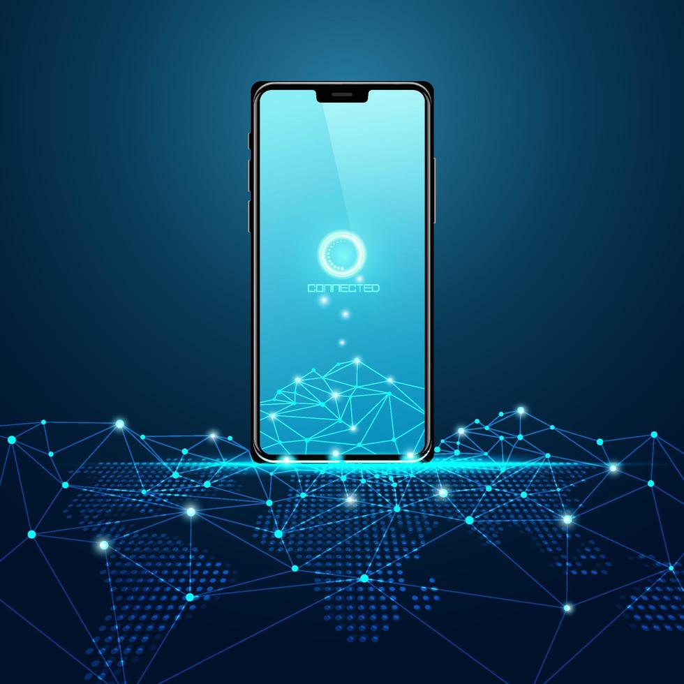 digital technology mobile vector