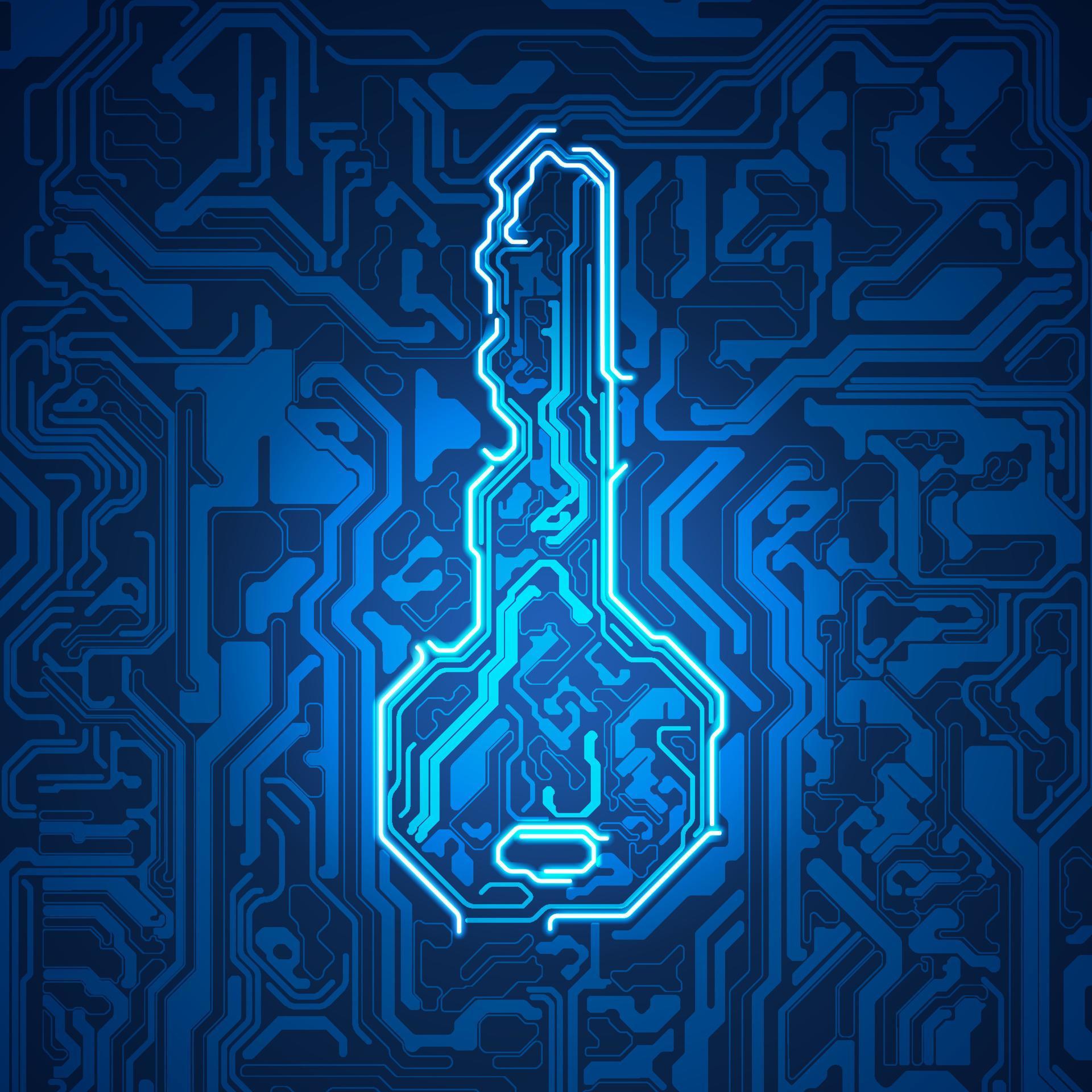 electronic key element 9649571 Vector Art at Vecteezy