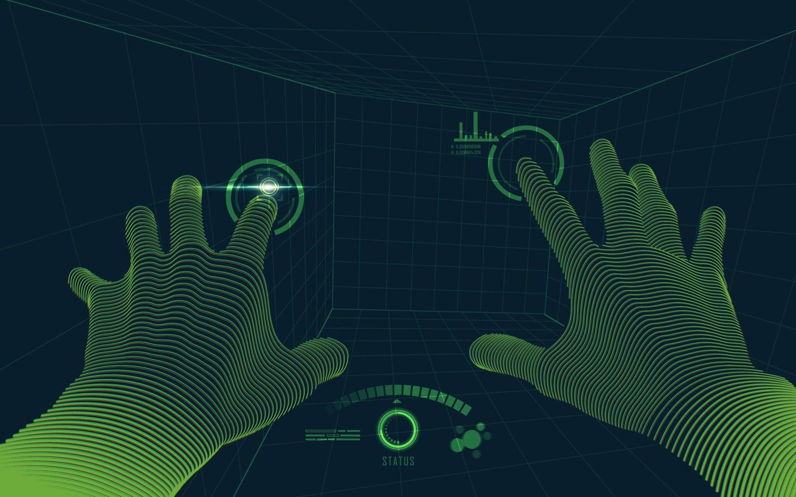 virtual reality interface vector