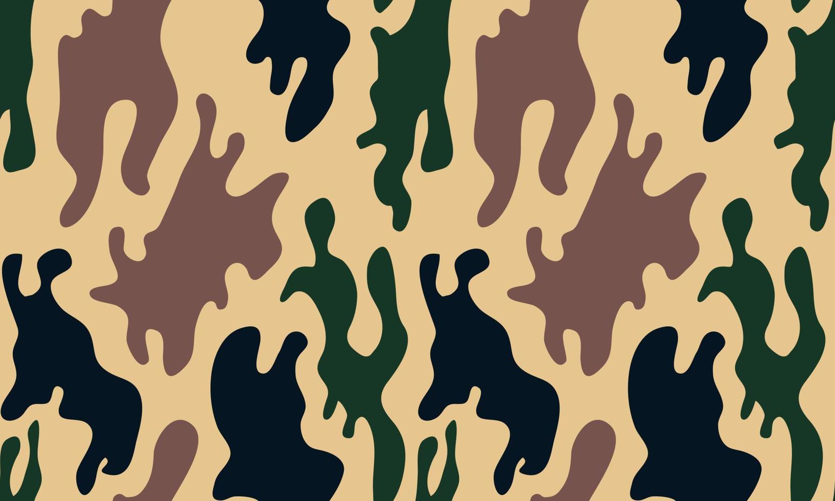 textura camuflaje militar perfecta ilustración vectorial patrón de fondo vector