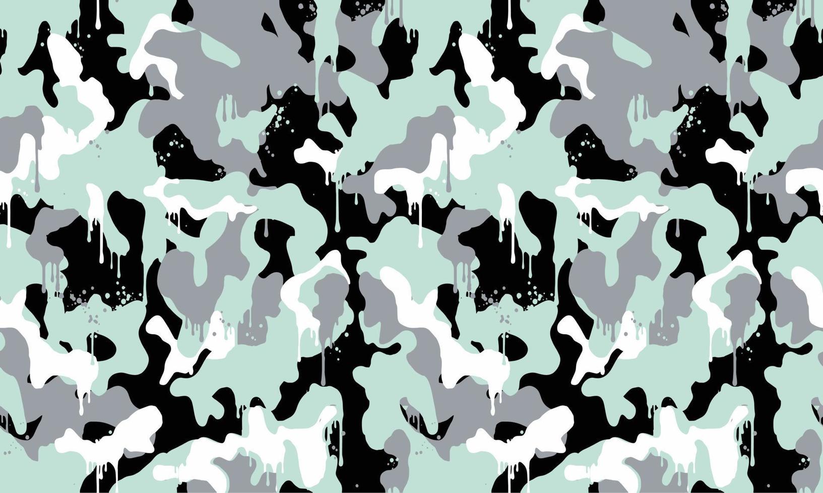 Texture military camouflage seamless Vector illustration pattern background