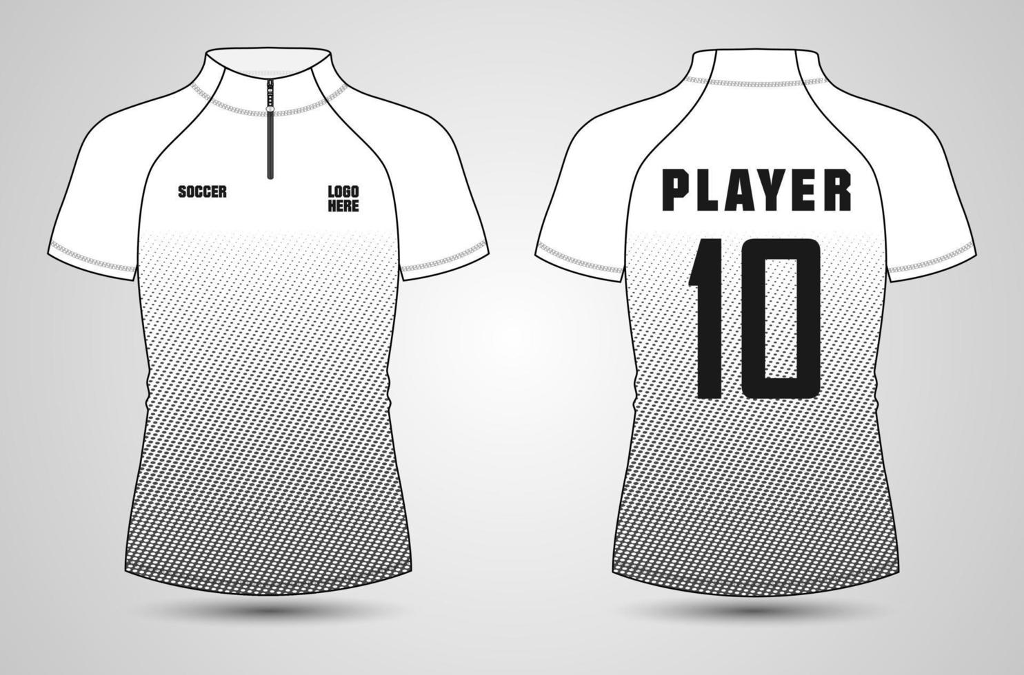 Raglan Short sleeve cycling jersey vector illustration template