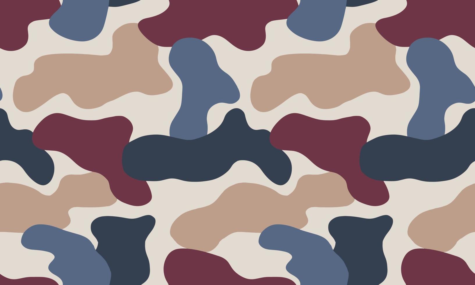 textura camuflaje militar perfecta ilustración vectorial patrón de fondo vector