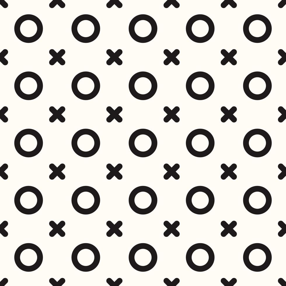 Vector Geometric Abstract Seamless Monochrome Pattern Texture Background