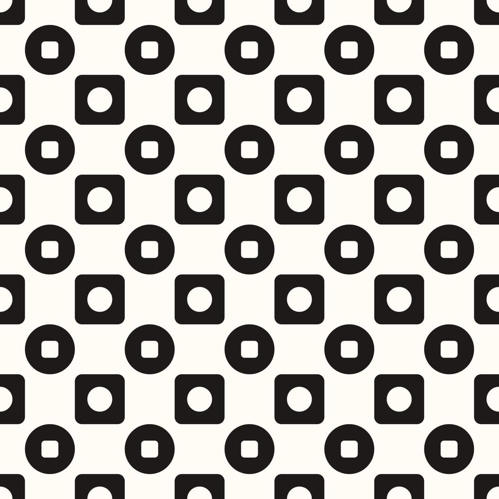 Vector Geometric Abstract Seamless Monochrome Pattern Texture Background