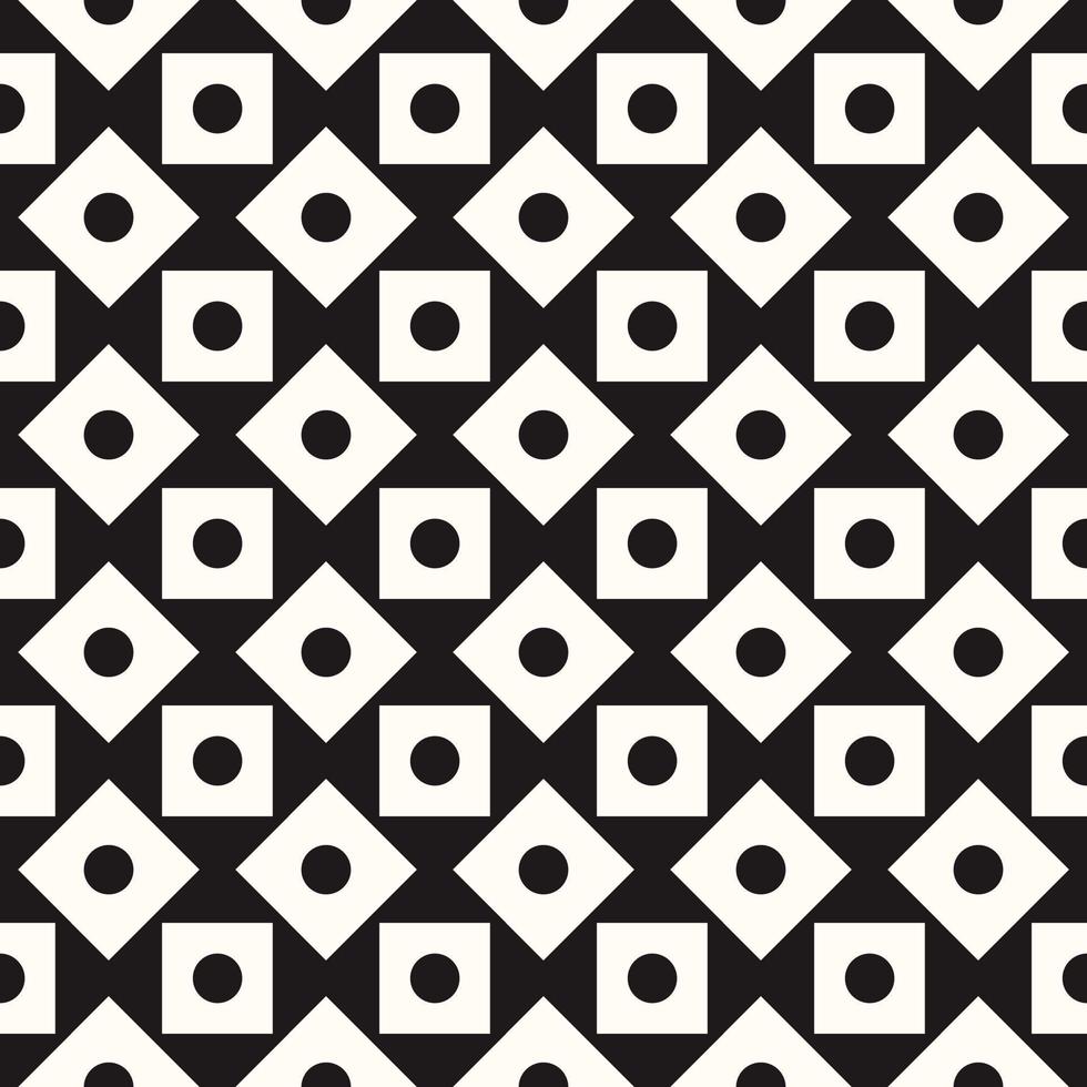Vector Geometric Abstract Seamless Monochrome Pattern Texture Background