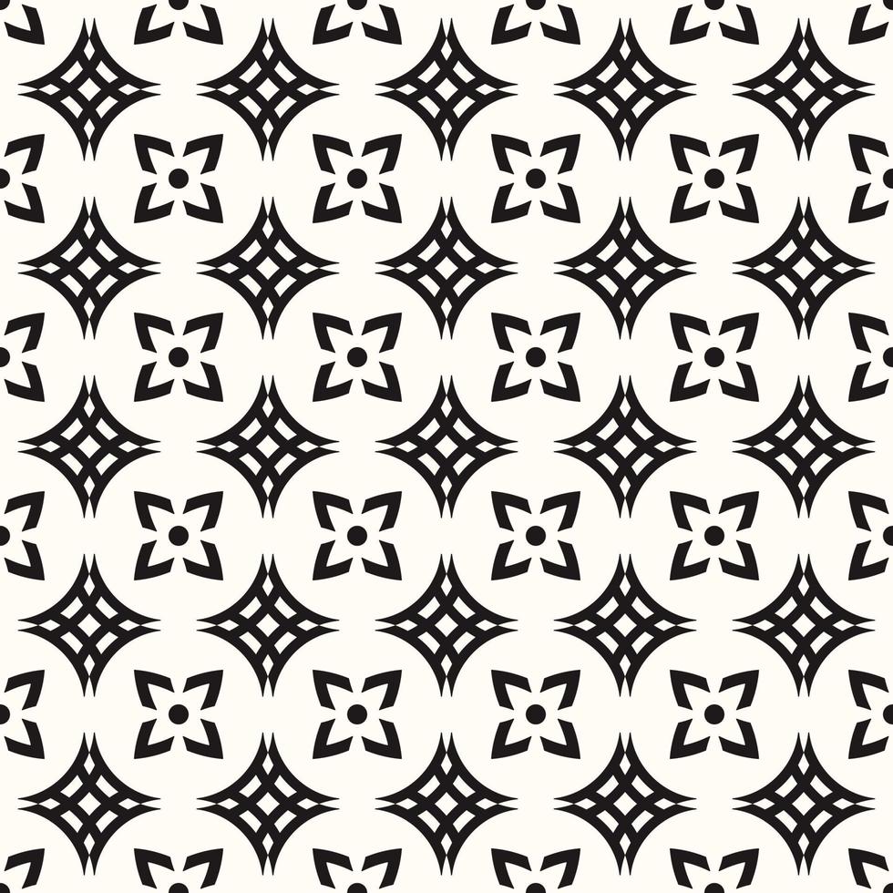 Vector Geometric Abstract Seamless Monochrome Pattern Texture Background