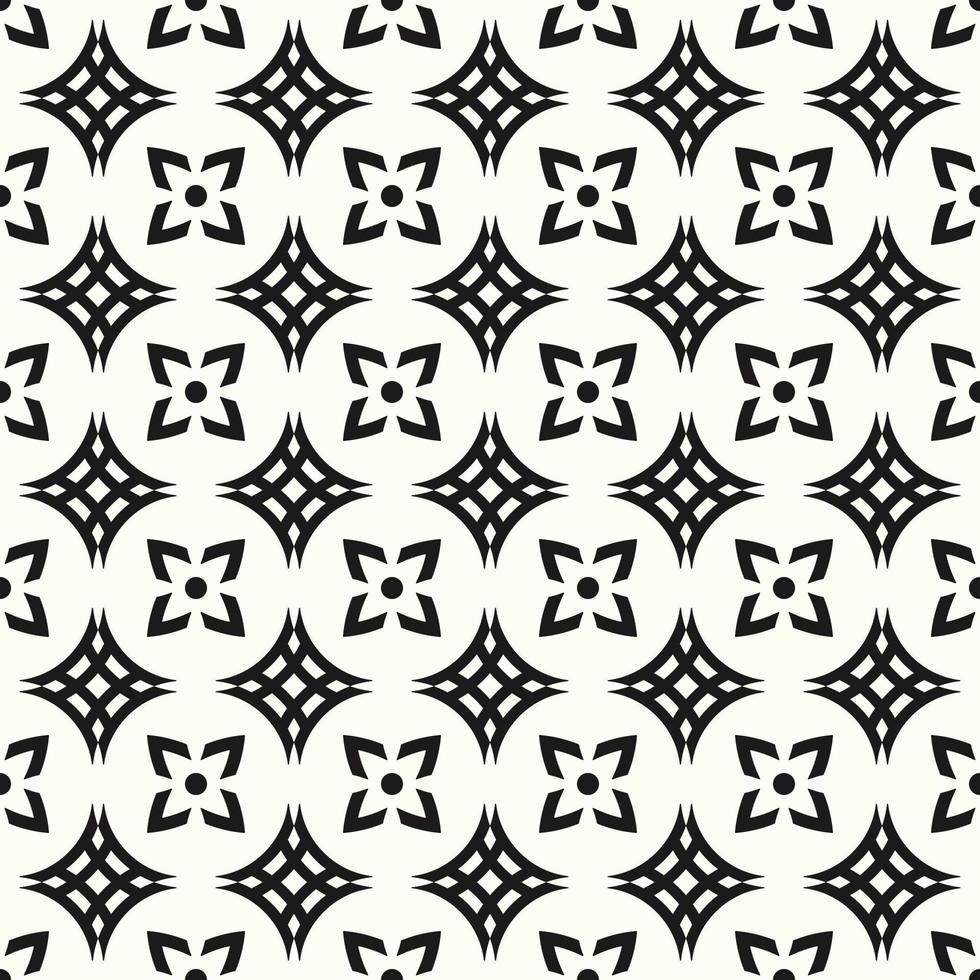 Vector Geometric Abstract Seamless Monochrome Pattern Texture Background