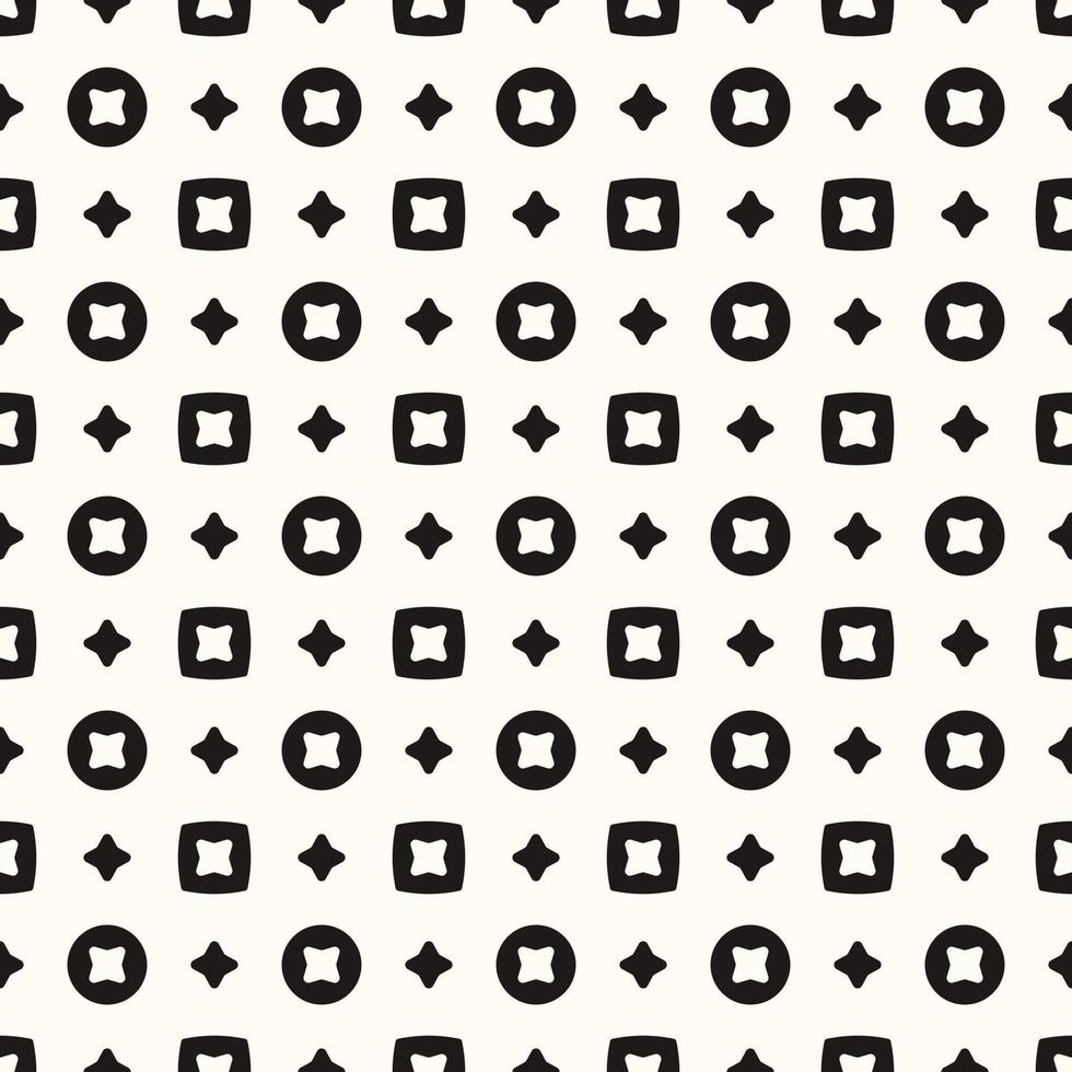 Vector Geometric Abstract Seamless Monochrome Pattern Texture Background
