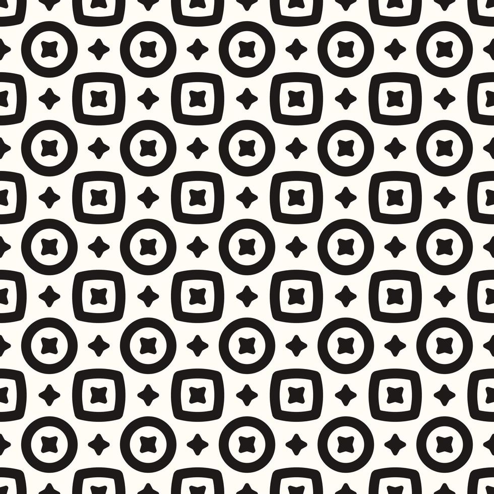 Vector Geometric Abstract Seamless Monochrome Pattern Texture Background