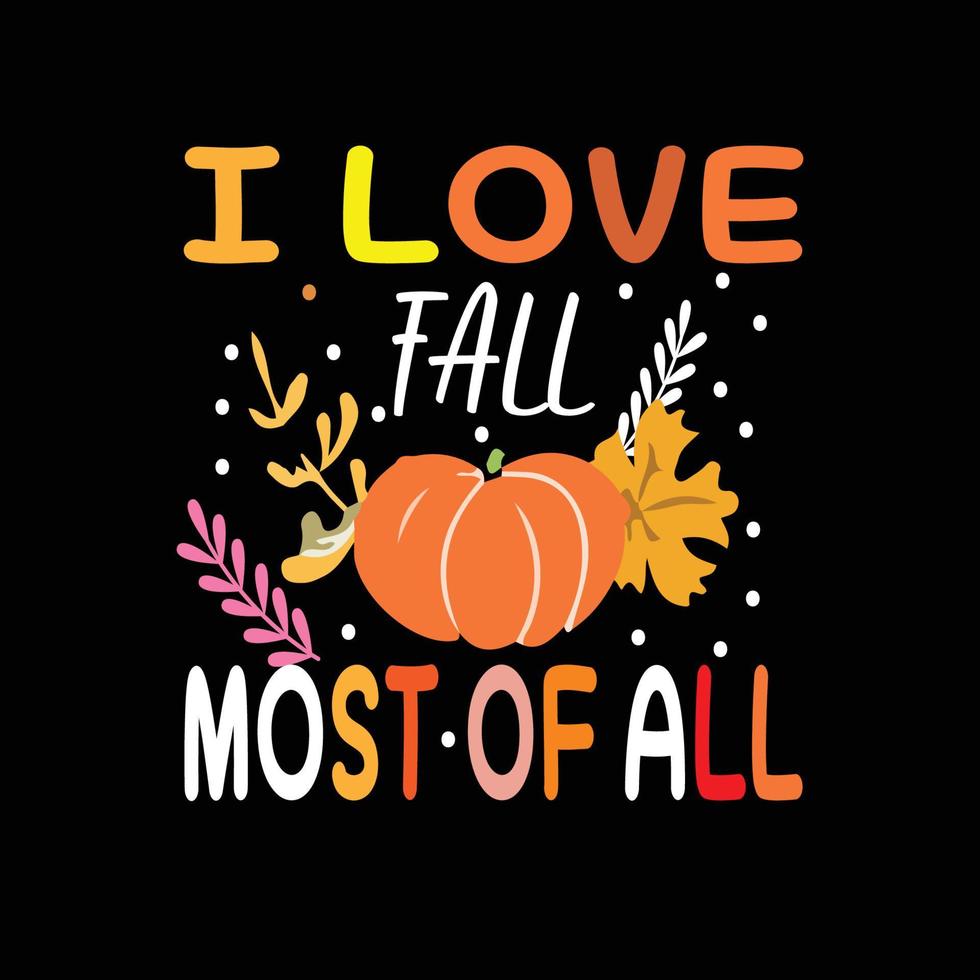 Autumn Fall T shirt design vector