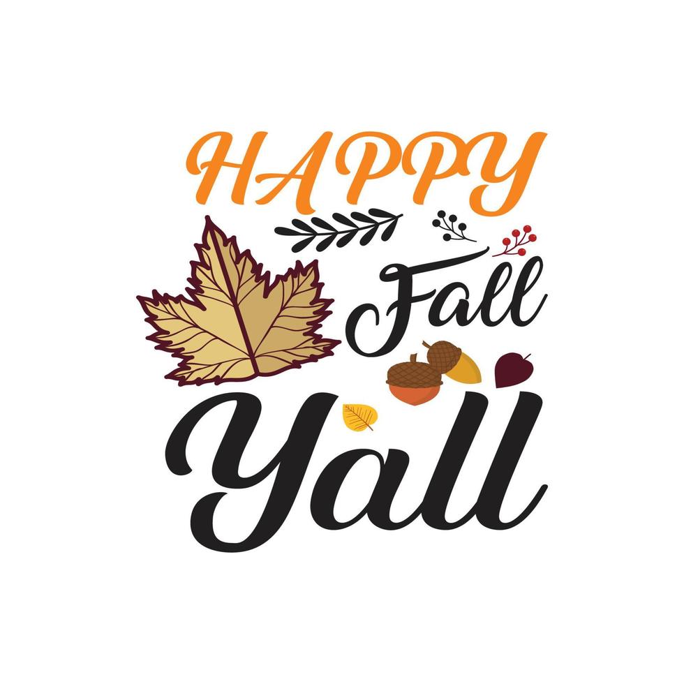 Autumn Fall T shirt design vector
