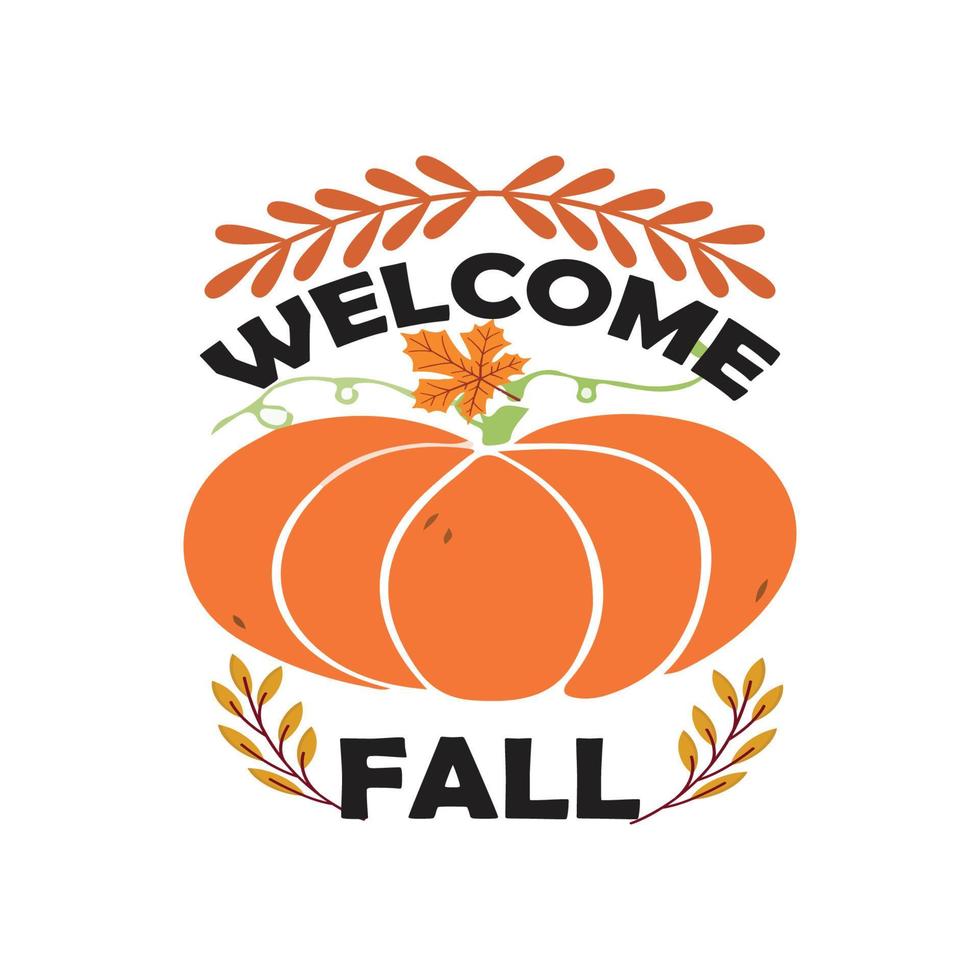 Autumn Fall T shirt design vector