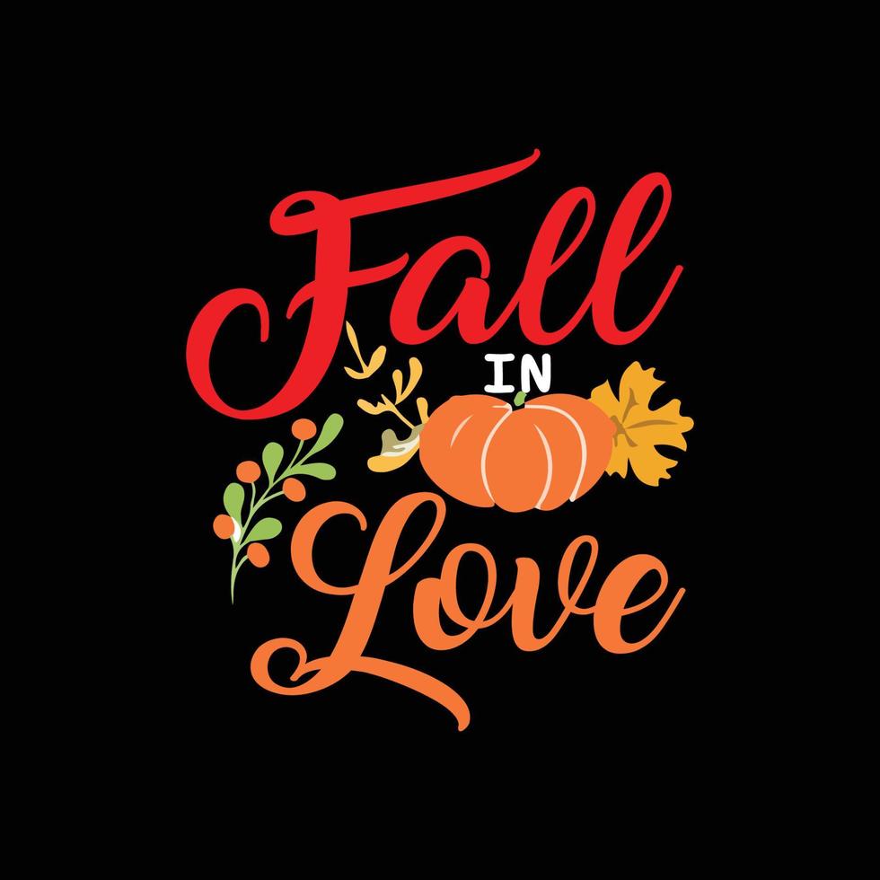 Autumn Fall T shirt design vector