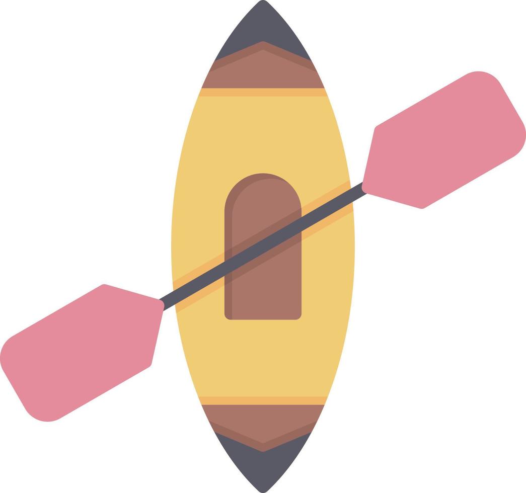 Kayak Flat Icon vector