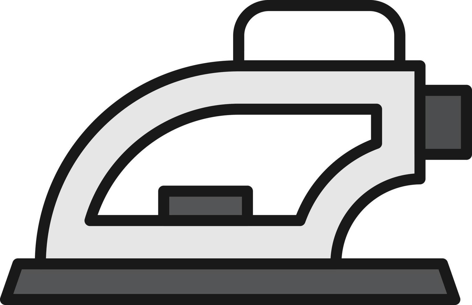 Iron Line Filled vector
