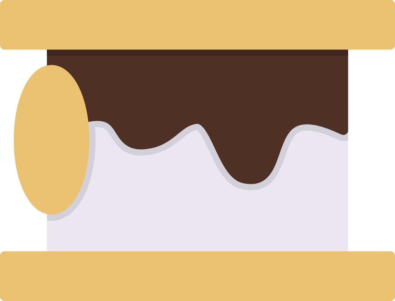 Smore Flat Icon vector