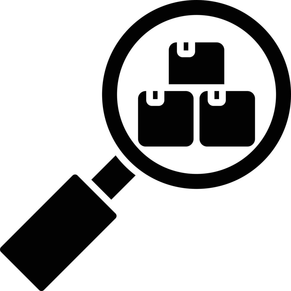 Search Glyph Icon vector