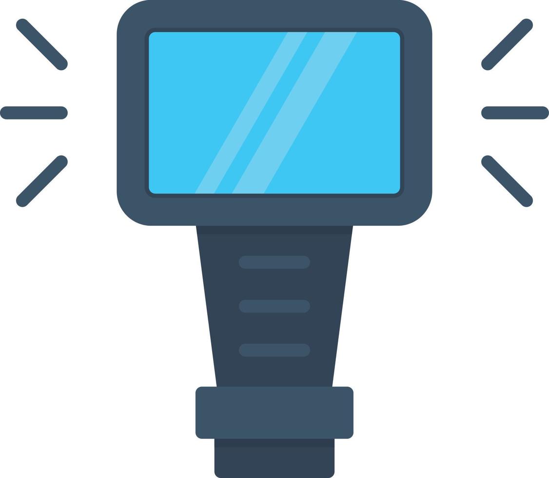 Camera Flash Flat Icon vector