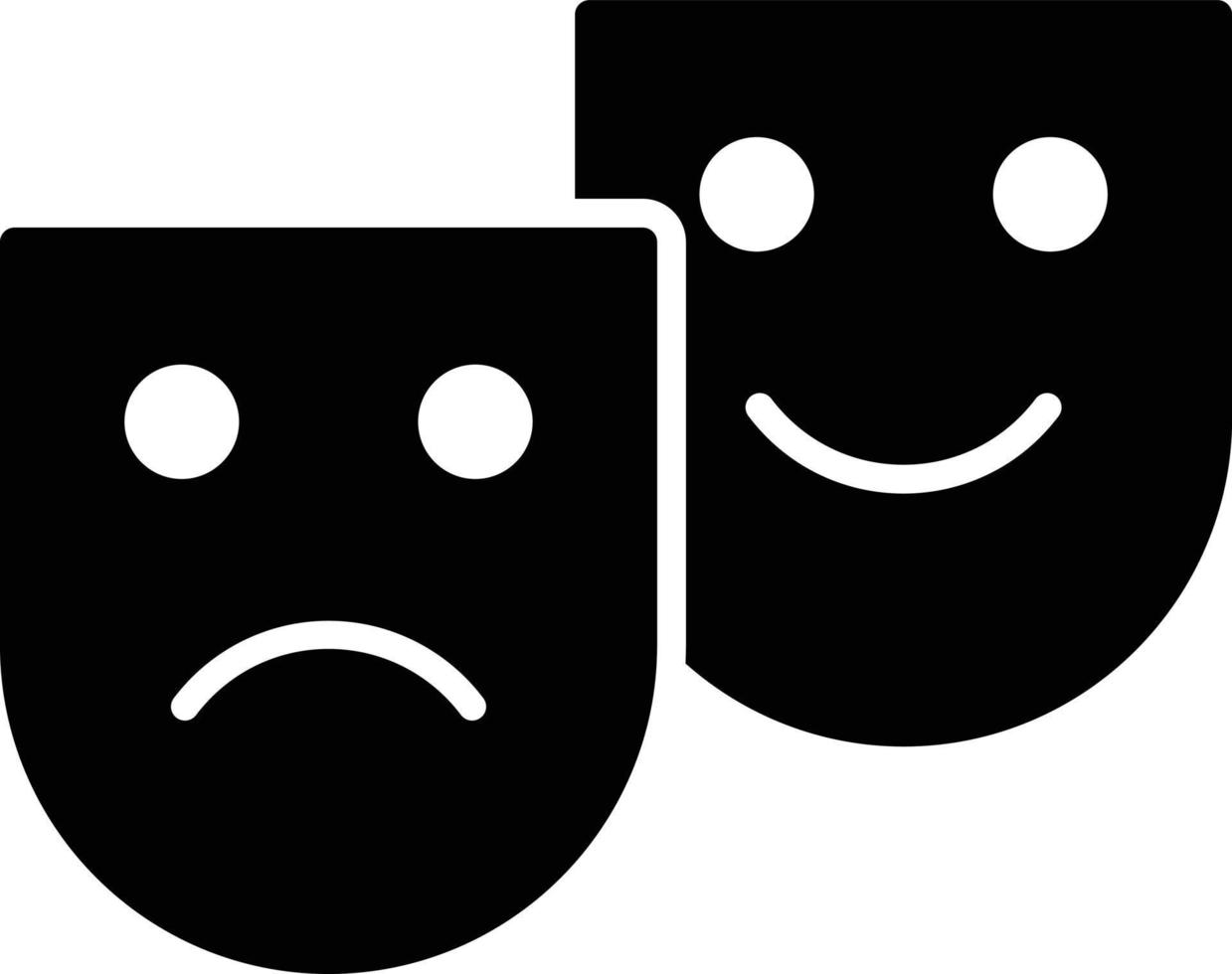 Drama Glyph Icon vector
