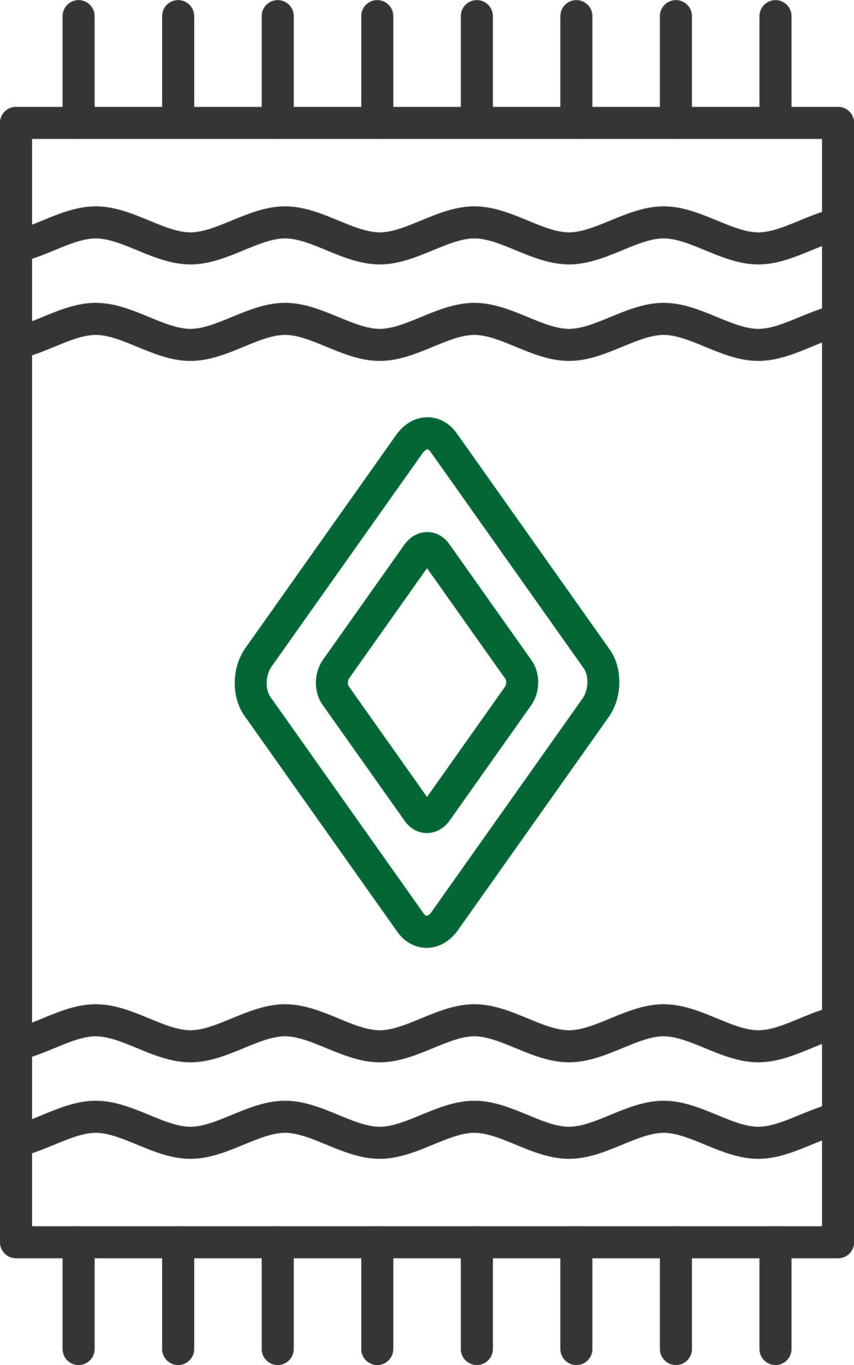 Carpet Line Two Color 9650718 Vector Art at Vecteezy