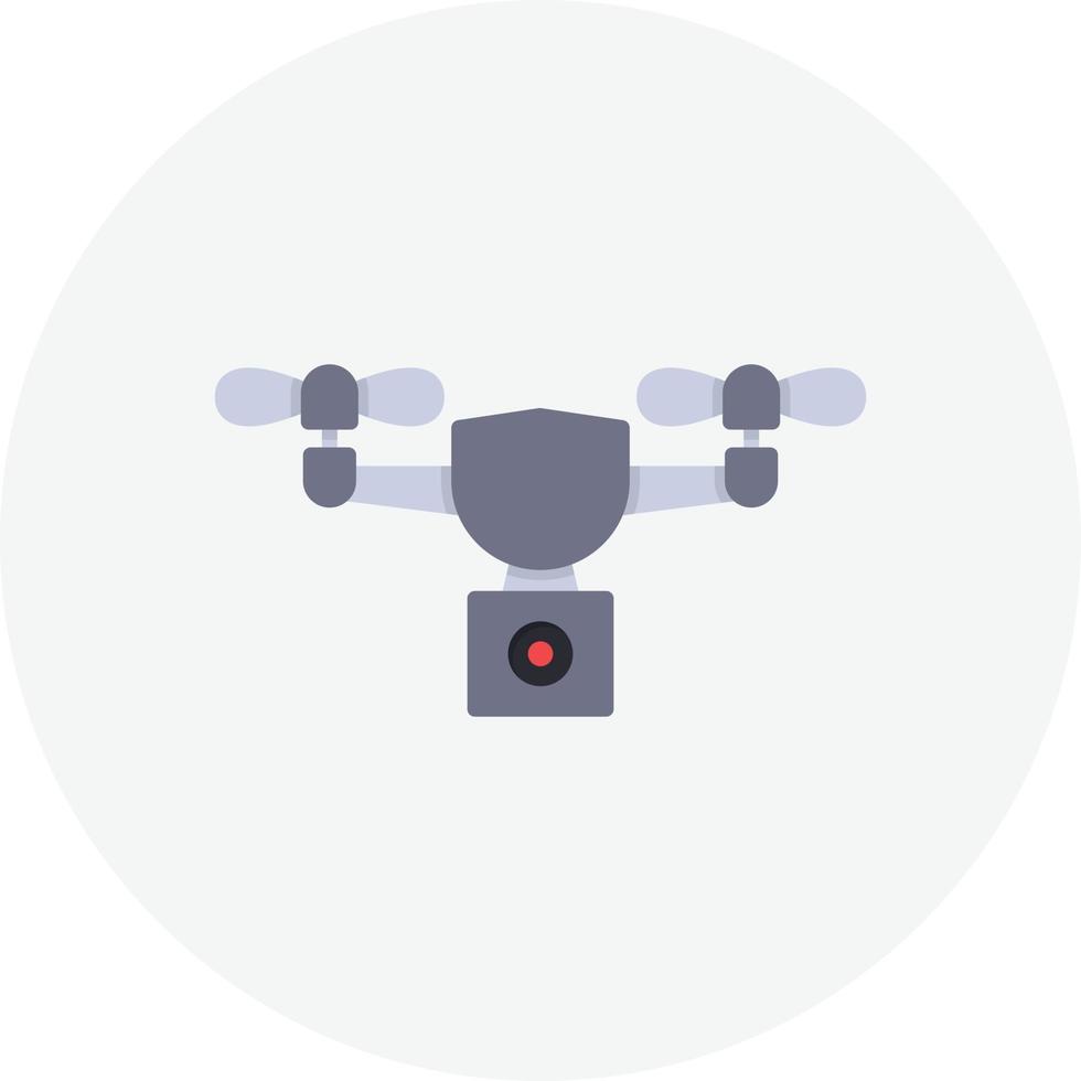 Drone Flat Circle vector