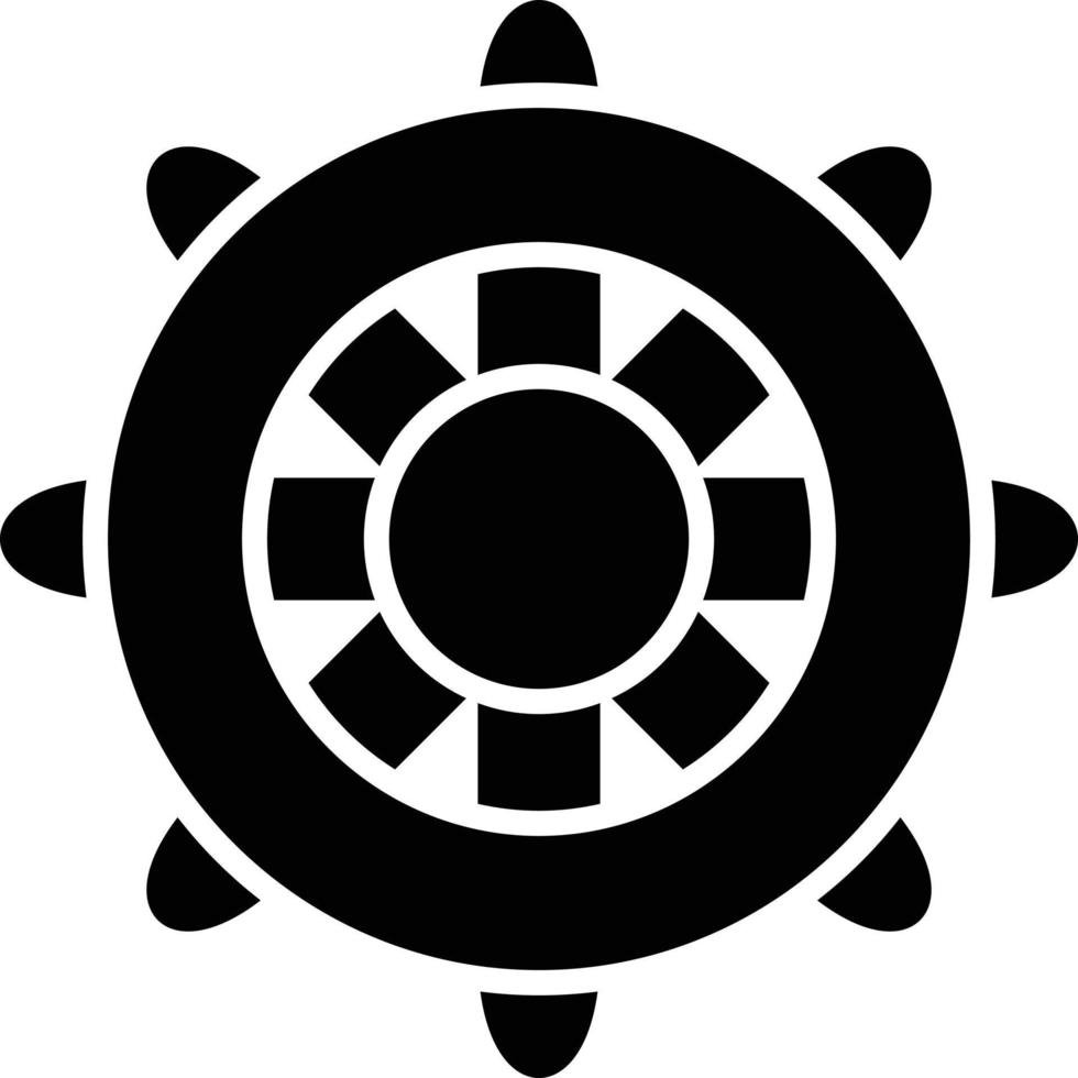 Helm Glyph Icon vector