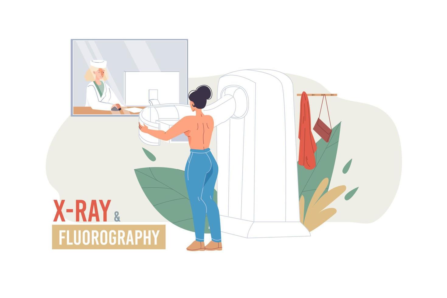 Flat cartoon doctor character vector illustration concept