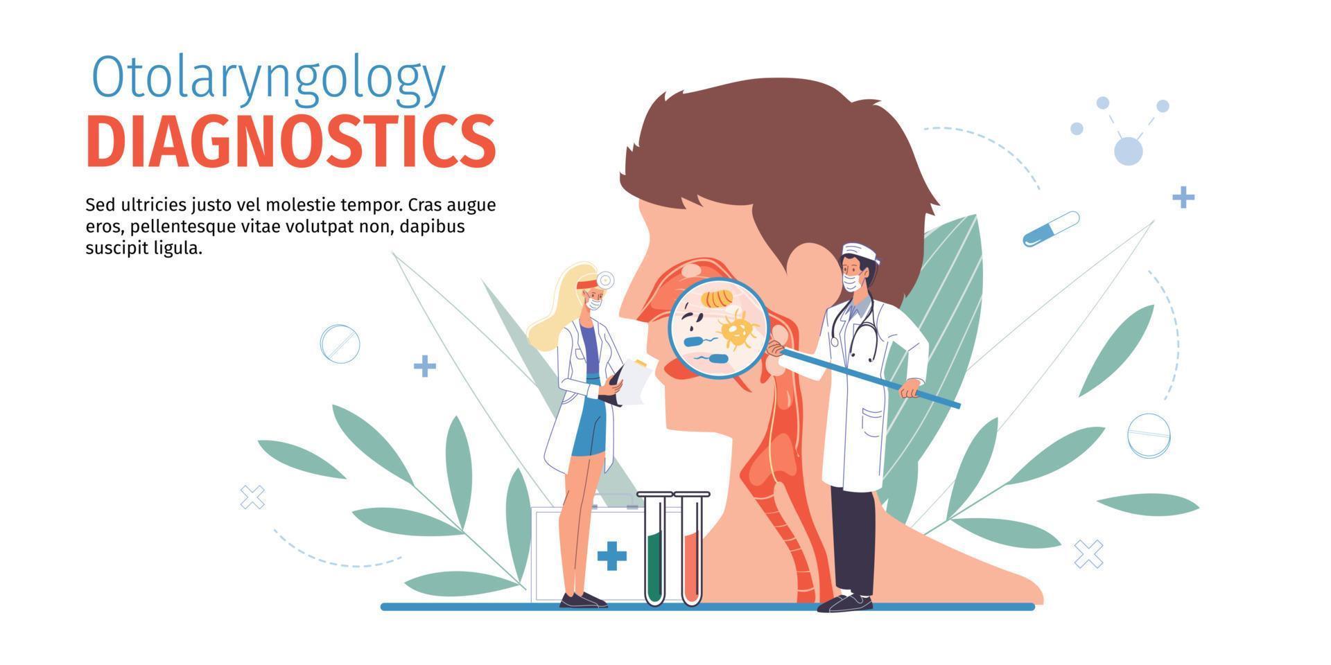 Flat cartoon doctor character vector illustration concept