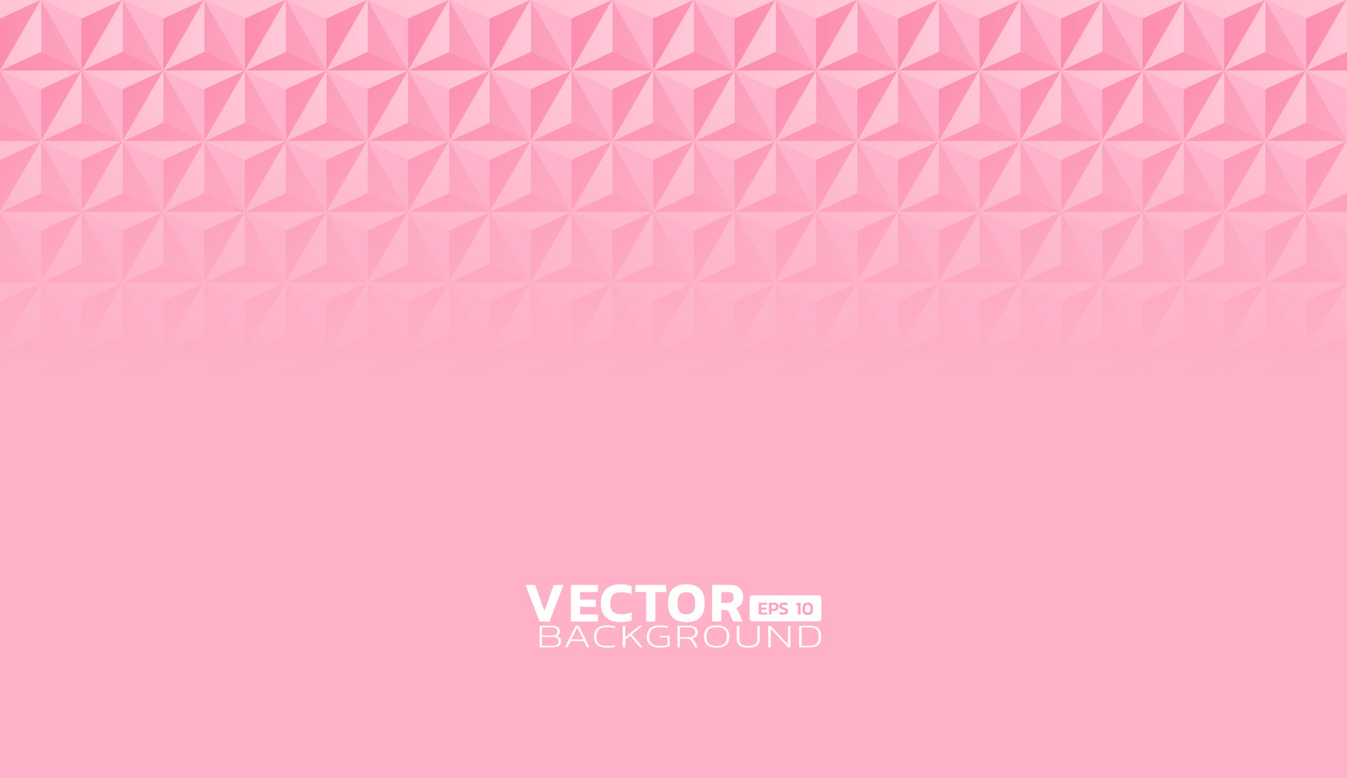 Pink abstract geometric texture background with copy space below