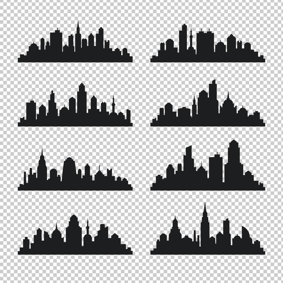 Vector Cityscapes Set