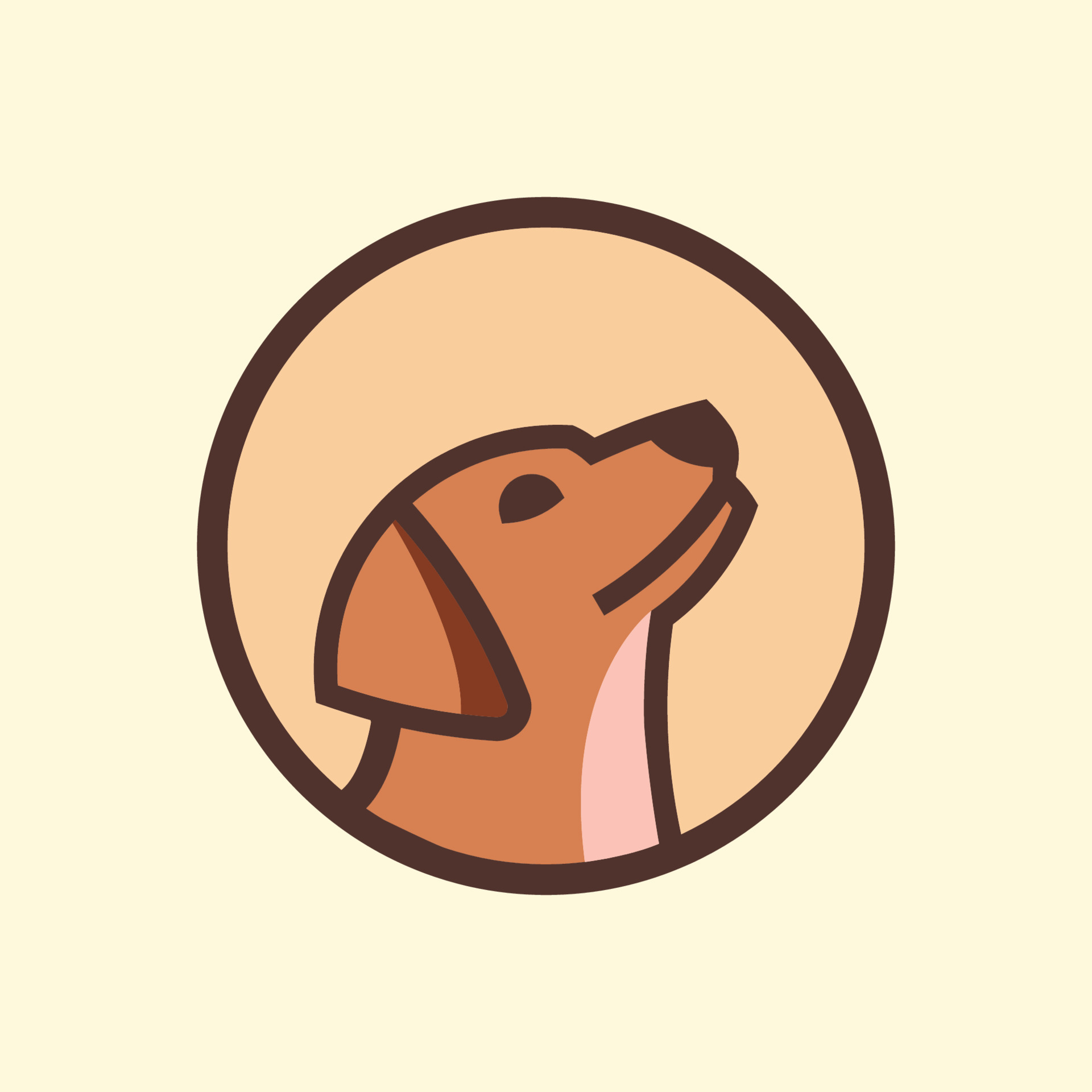 Cute dog logo 9651674 Vector Art at Vecteezy