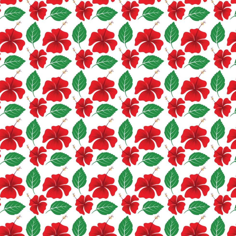 Seamless pattern with flower vector