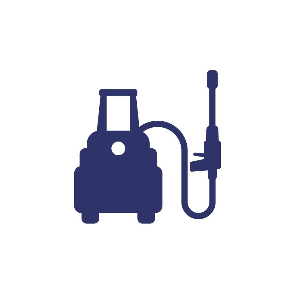 pressure washer icon on white vector