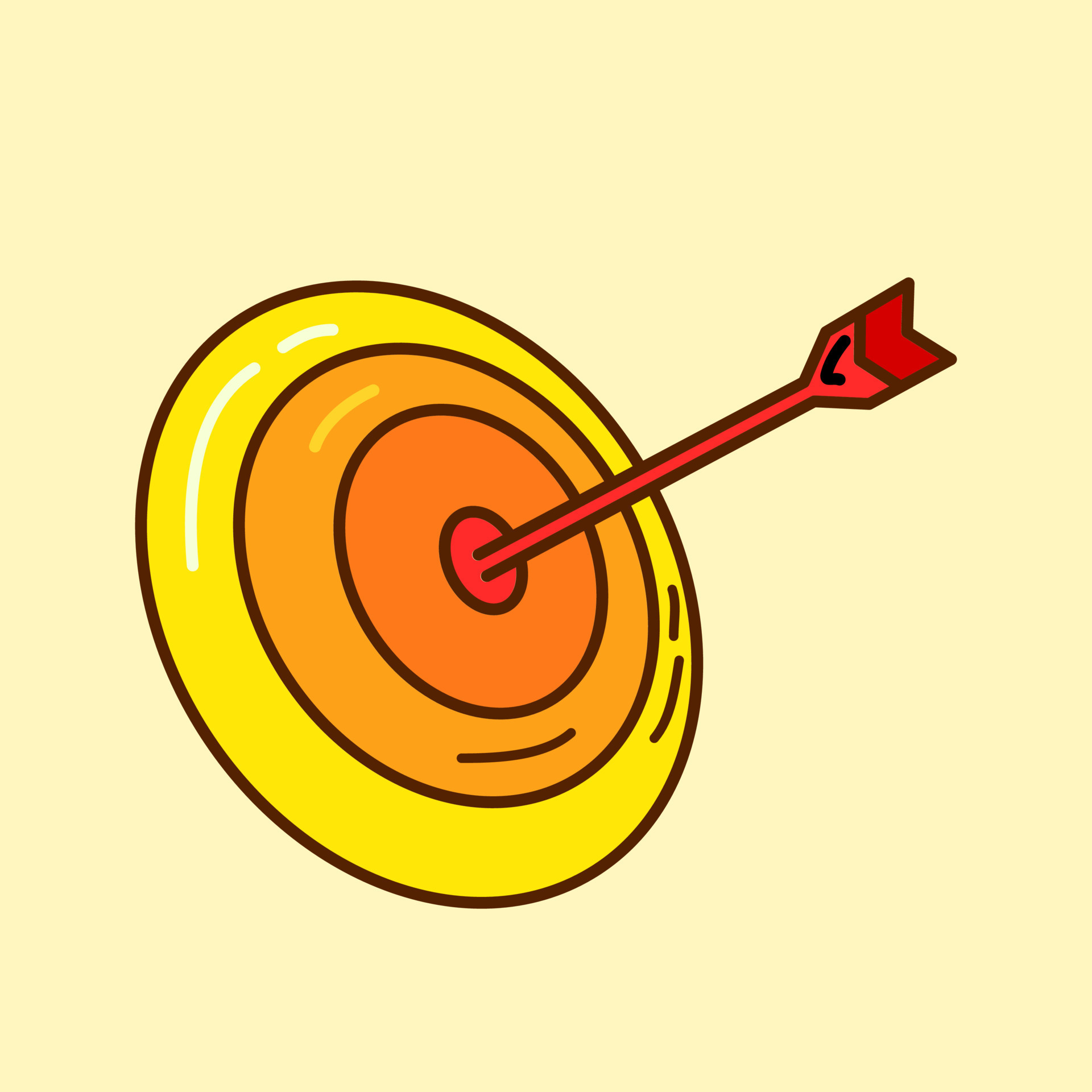 Target dartboard vector illustration 9651824 Vector Art at Vecteezy