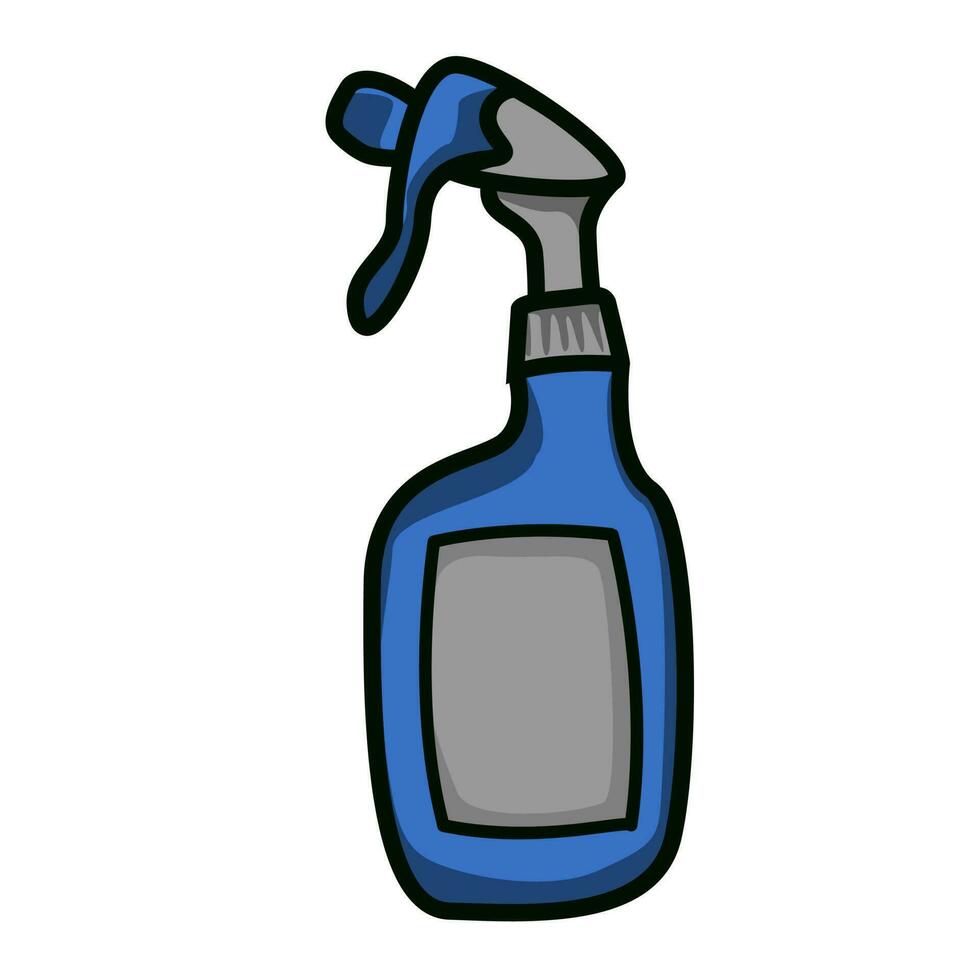 Ilustración de vector de botella de spray
