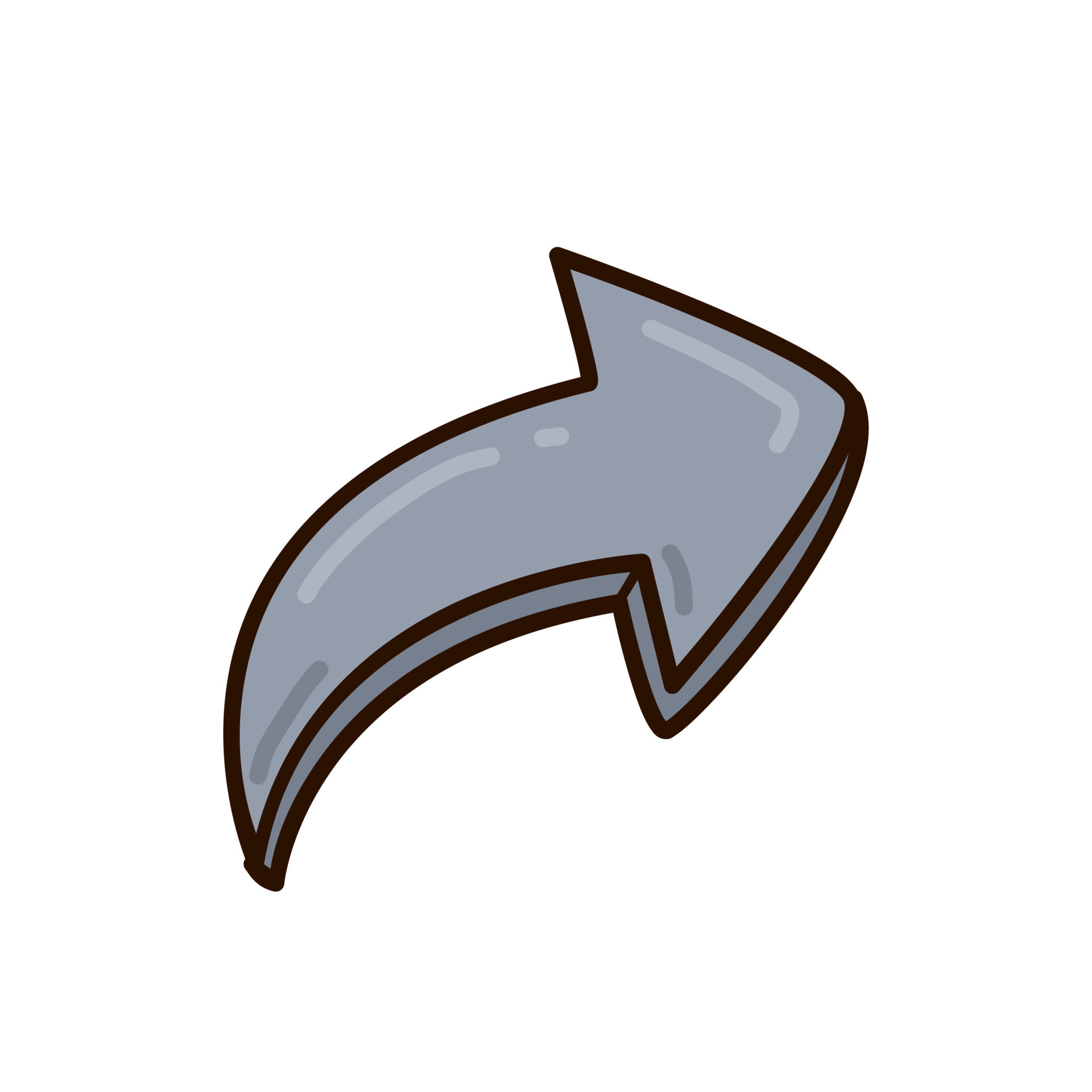 Vector doodle arrow to the right 9651913 Vector Art at Vecteezy