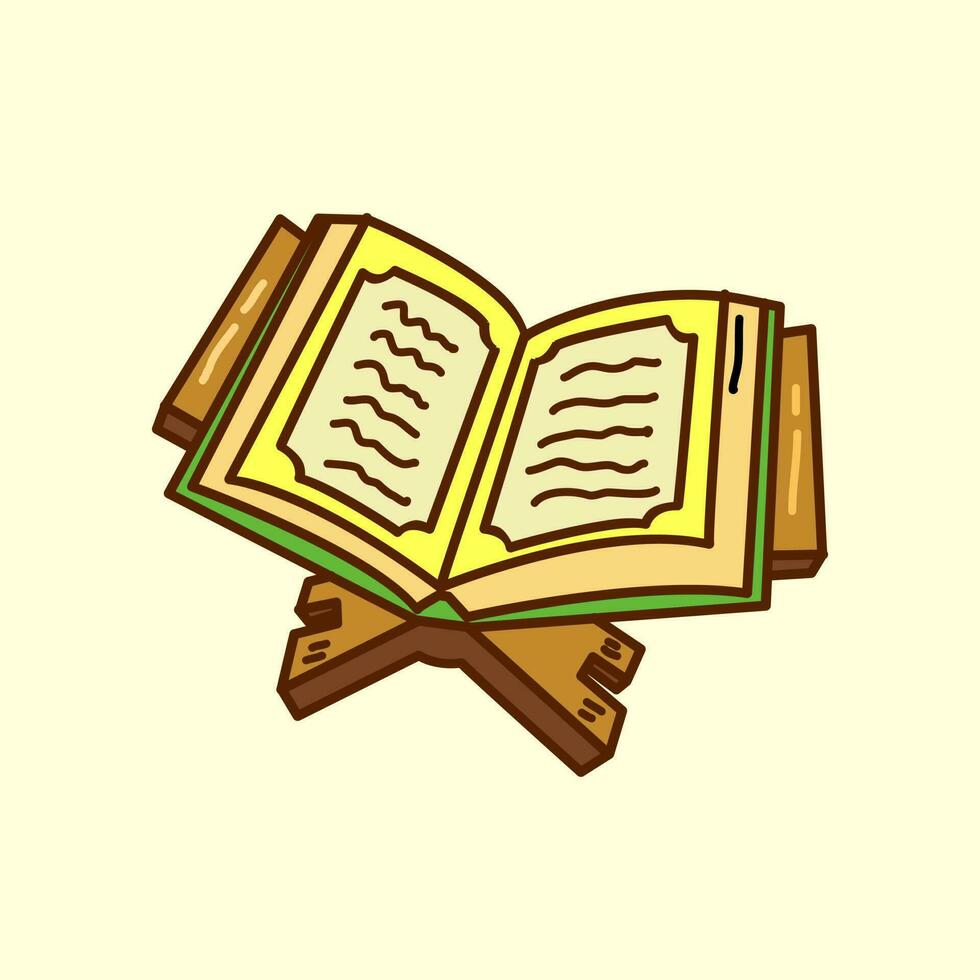 Holy Quran vector illustration