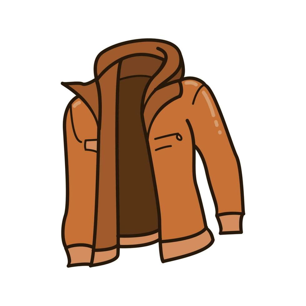 Ilustración de vector de chaqueta de hombre