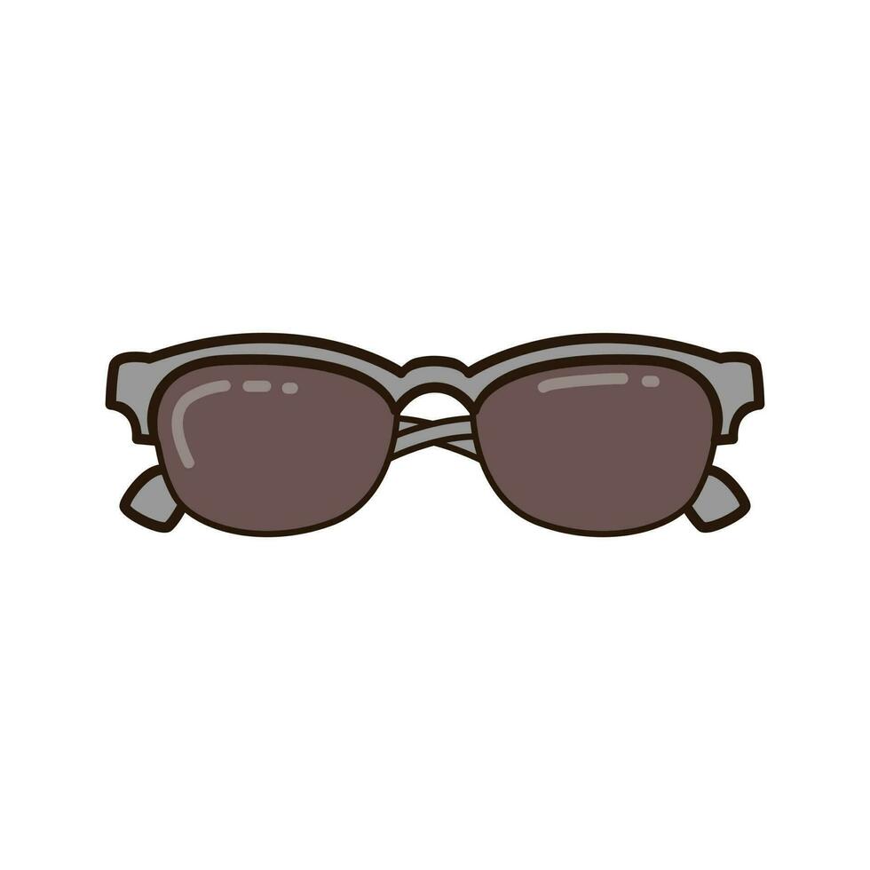Vector illustration of glasses. men's accessories