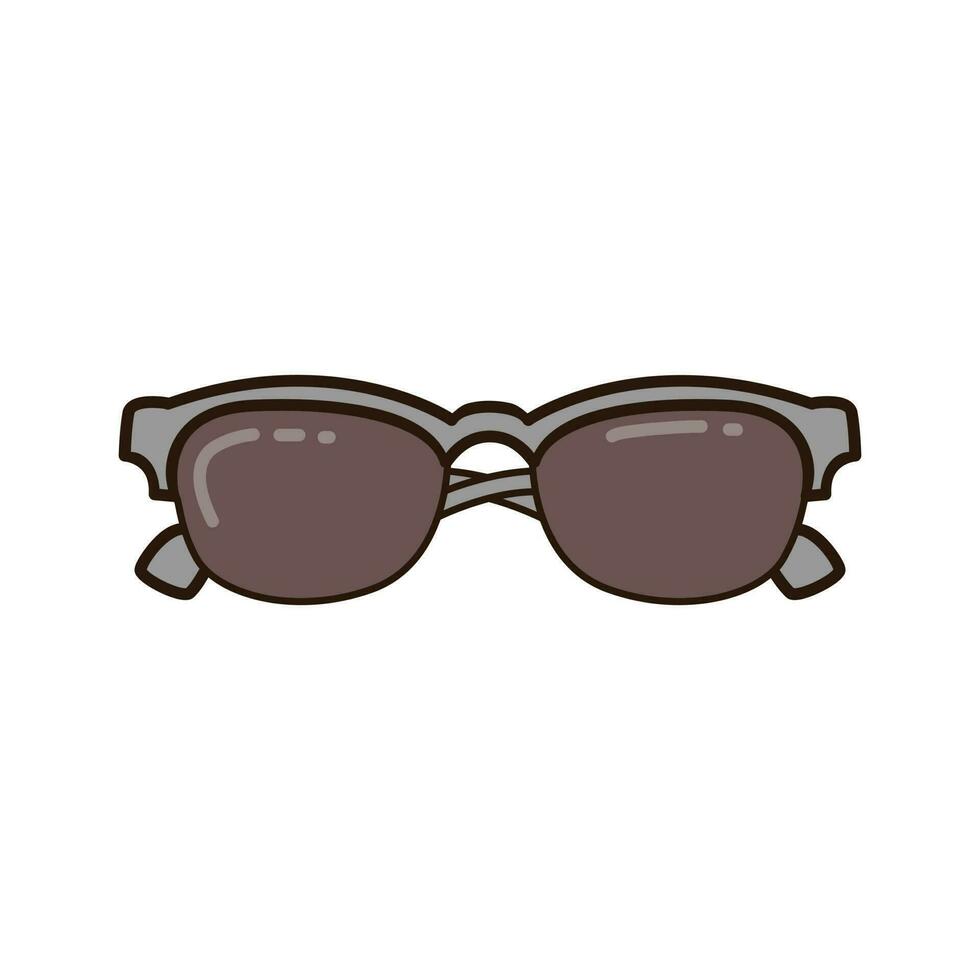 Vector illustration of glasses. men's accessories