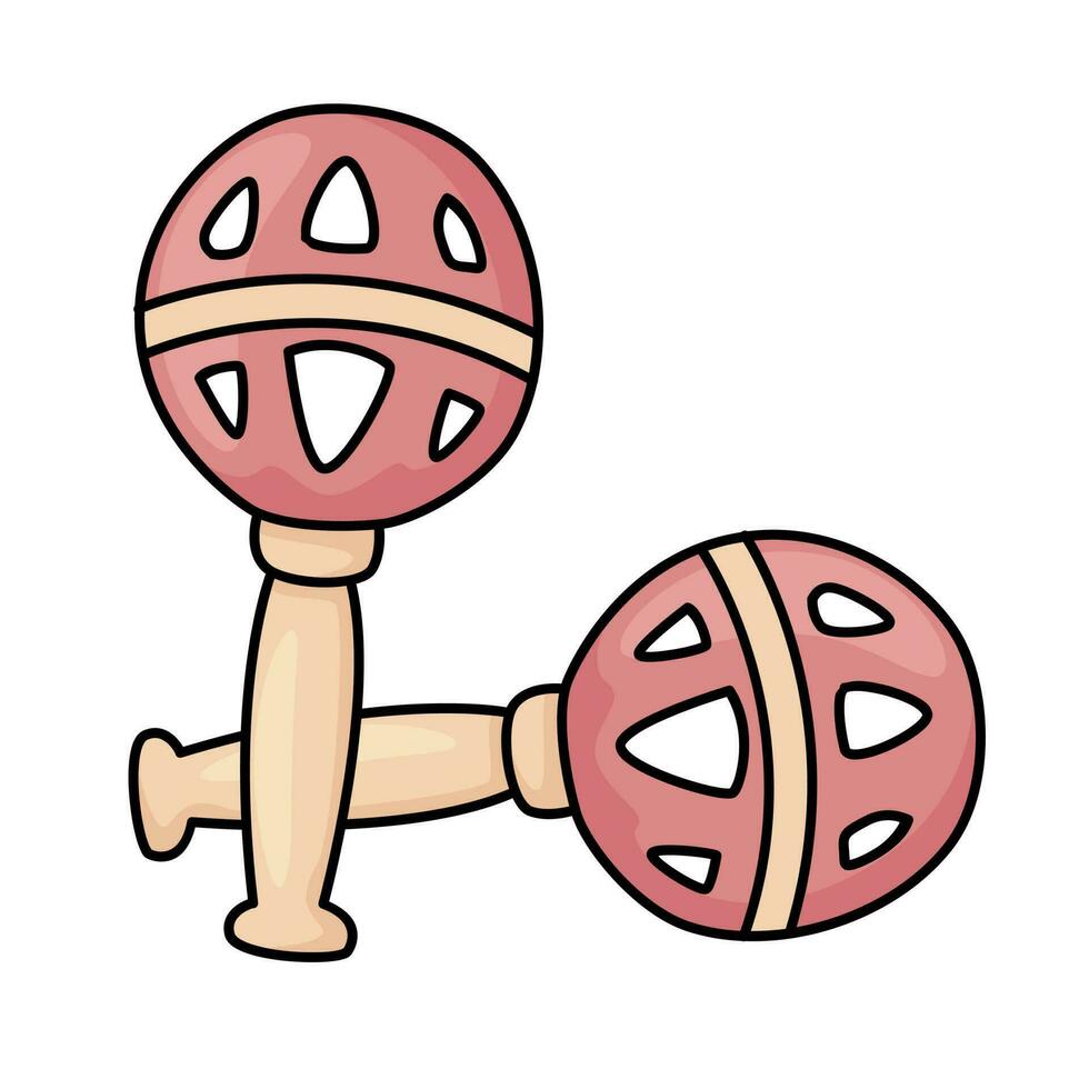 Baby toy vector illustration