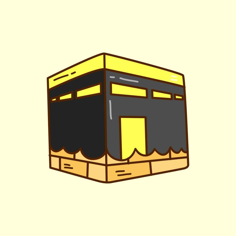 kaaba ilustración vectorial vector