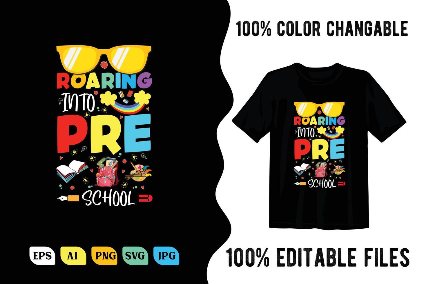 Back to school t shirt design vector