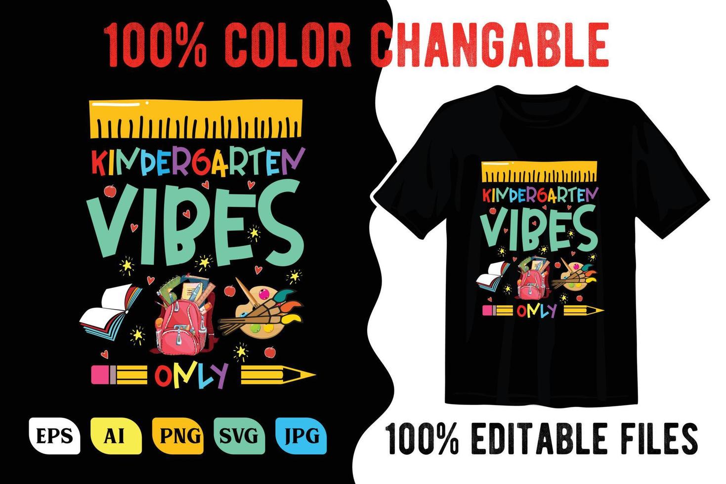 Back to school t shirt design vector