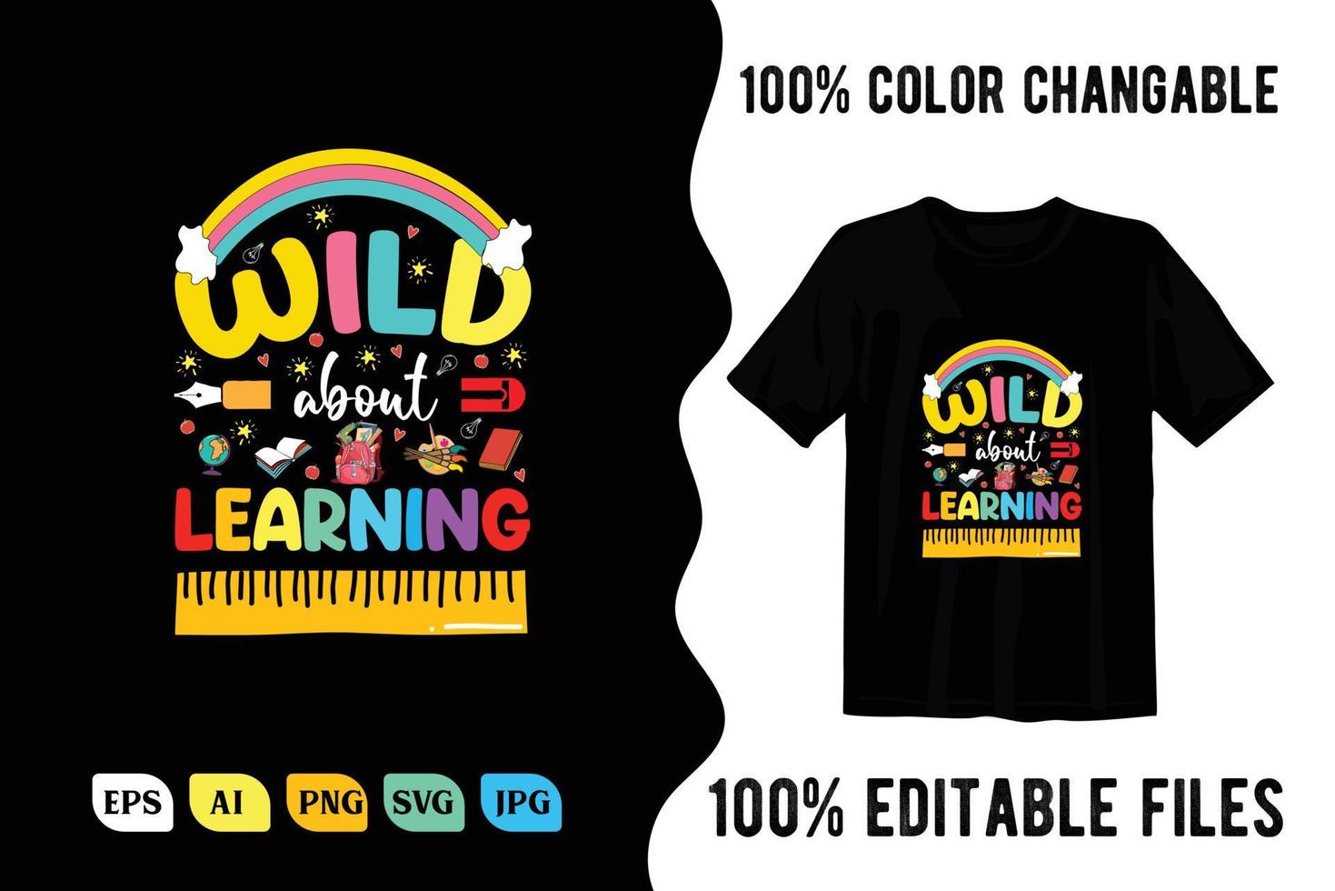 Back to school t shirt design vector