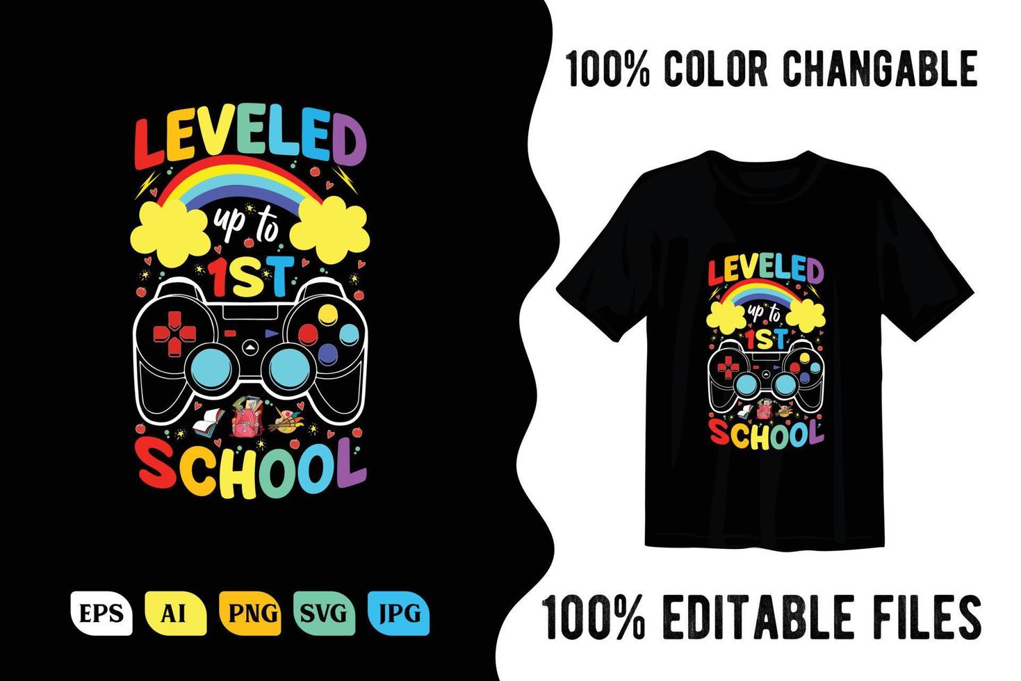 Back to school t shirt design vector