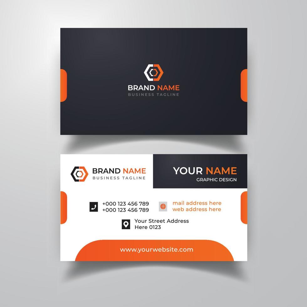 Creative Business Card Design vector